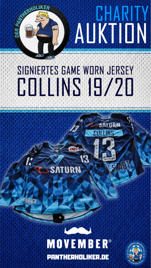 Signiertes Game Worn Jersey – Mike Collins 2019/2020